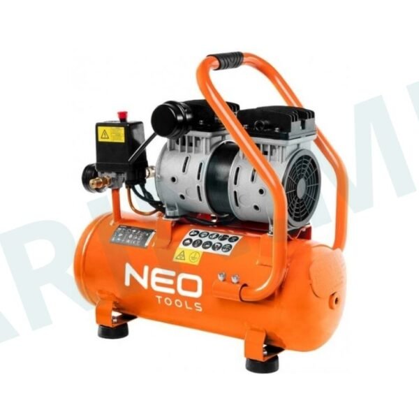 Compresor de  aer fara ulei  Neo  12 l. 500 W. 8 bar. 105 l/min