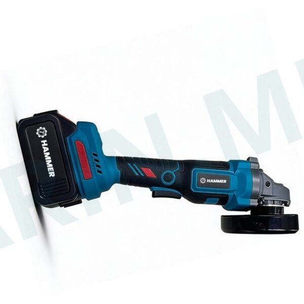 Polizor unghiular cu acumulator HAMMER Li-Ion, 4 Ah, 125 mm,