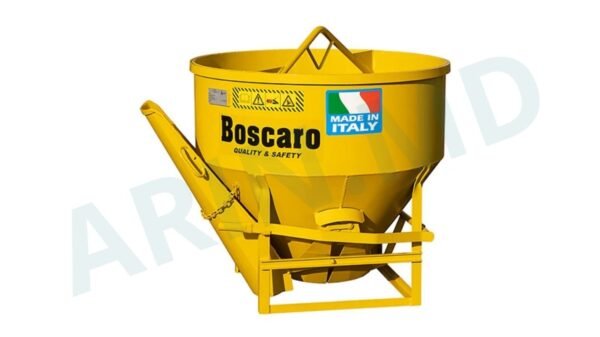 Benă pentru beton Boscaro CL-1000L cu descaracare laterala